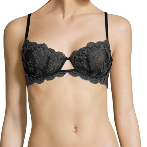 Free People Black Daydreamer Underwire Bra NWT - Picture 1 of 5